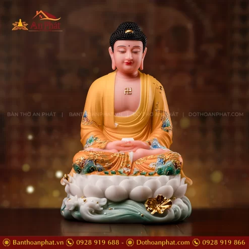 Tôn tượng Đức Phật Thích ca Mâu ni ngồi đá đẹp