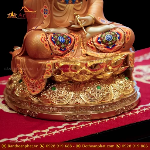 Tuong Quan Am Ngoc Thach Phu Dong Toa Dai Sen vang anh nau T2396 5
