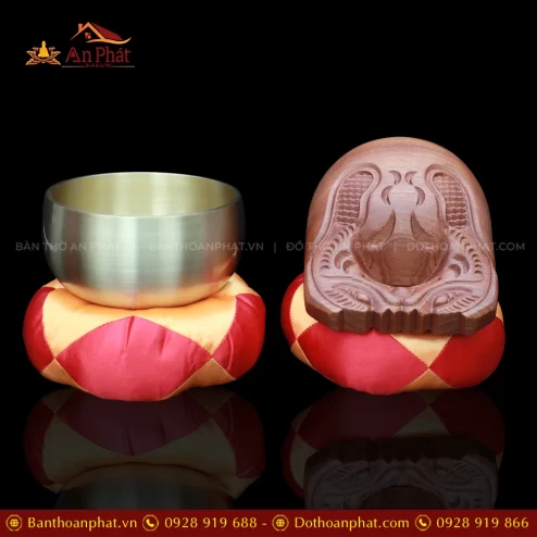 Bộ Chuông Mõ Tụng Kinh Tại Gia 12.5cm AK11206
