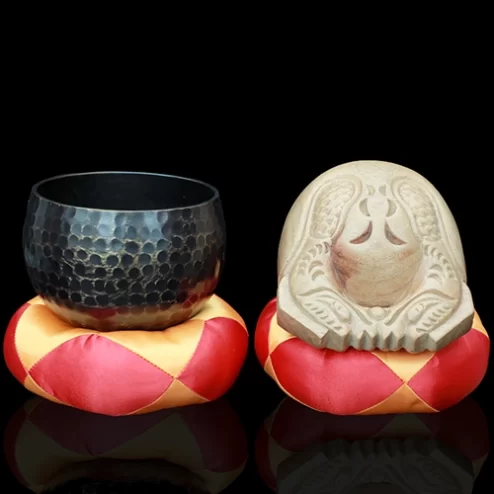 Bộ Chuông Mõ Tụng Kinh Tại Gia nhập khẩu AK11208