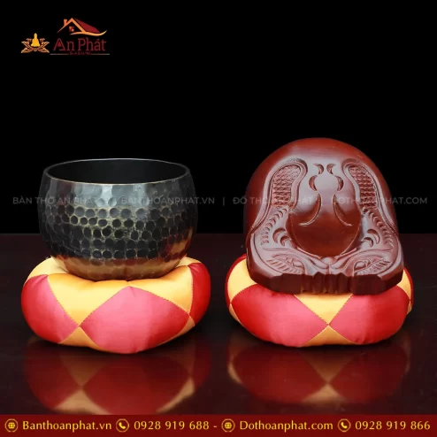 Bộ Chuông Mõ Tụng Kinh Tại Gia 12.5cm AK11210