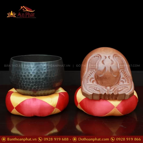 Bộ Chuông Mõ Tụng Kinh Tại Gia Nhiều cỡ AK11204