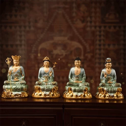 Trọn Bộ Tượng Phật Ngọc Thạch Phủ Đồng Thanh Vân T2443