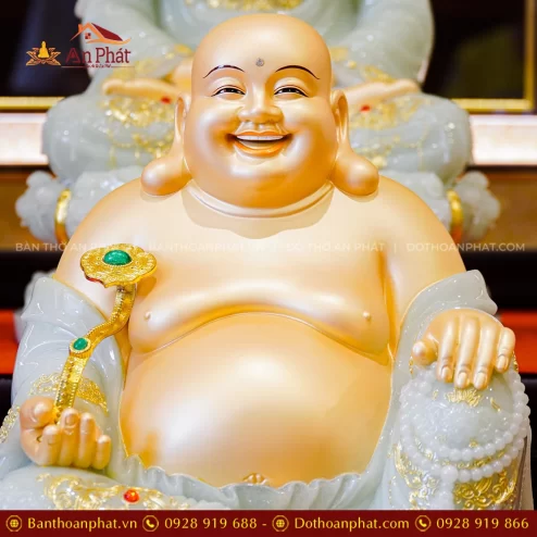 Tượng Phật Di Lặc bằng đồng đẹp