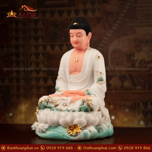 Tượng Phật Thích Ca ngồi đá đẹp