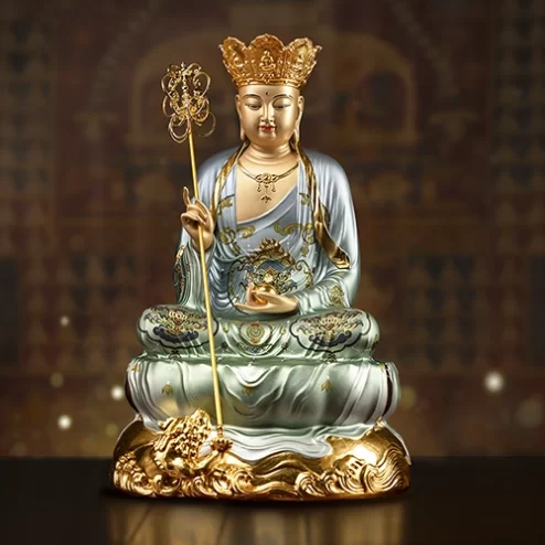 Tượng Địa Tạng Ngọc Thạch phủ Đồng Thanh Vân T2465