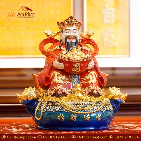 Tôn tượng Thần Tiền ngồi đẹp