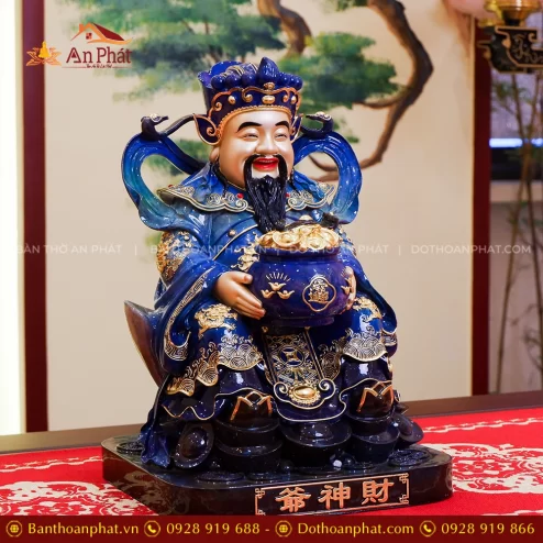 Tượng Thần Tiền ngồi đồng đẹp