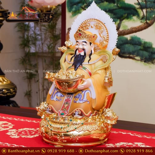 Tượng Thần Tiền ngồi đồng đẹp