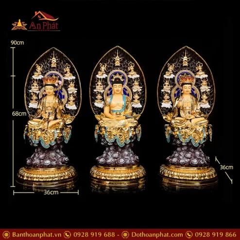 bo tuong hoa nghiem tam thanh dong dat vang cao cap t271500001