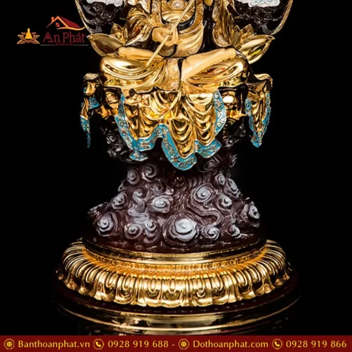 bo tuong hoa nghiem tam thanh dong dat vang cao cap t271500002