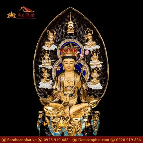 bo tuong hoa nghiem tam thanh dong dat vang cao cap t271500003