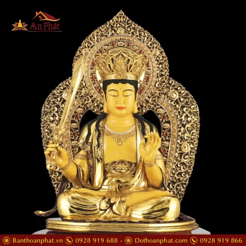 bo tuong hoa nghiem tam thanh dong dat vang nhap khau t271000005