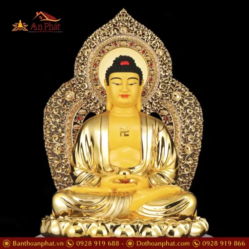 bo tuong hoa nghiem tam thanh dong dat vang nhap khau t271000009