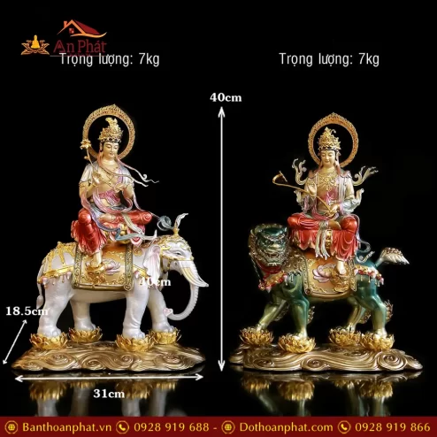 bo tuong phat hoa nghiem tam thanh dong cao cap ve gam nhap khau t270900001