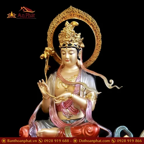 bo tuong phat hoa nghiem tam thanh dong cao cap ve gam nhap khau t270900008