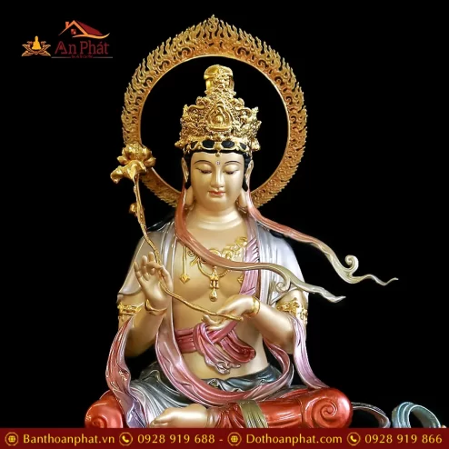 bo tuong phat hoa nghiem tam thanh dong cao cap ve gam nhap khau t270900009