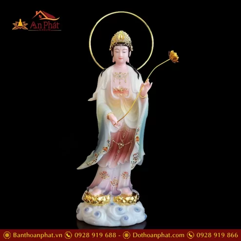 bo tuong phat tay phuong tam thanh bang bot da son cao cap dung may vien vang t245300004