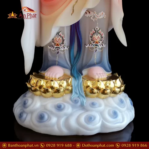 bo tuong phat tay phuong tam thanh bang bot da son cao cap dung may vien vang t245300007