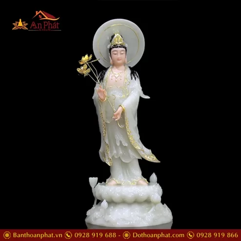 bo tuong phat tay phuong tam thanh bot da xanh ngoc cao cap dang dung t248800003