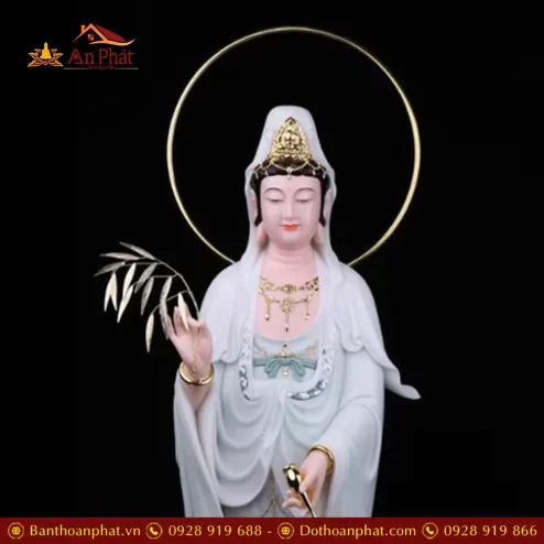 bo tuong phat tay phuong tam thanh dung bot da dai sen cao cap nhap khau t247300009