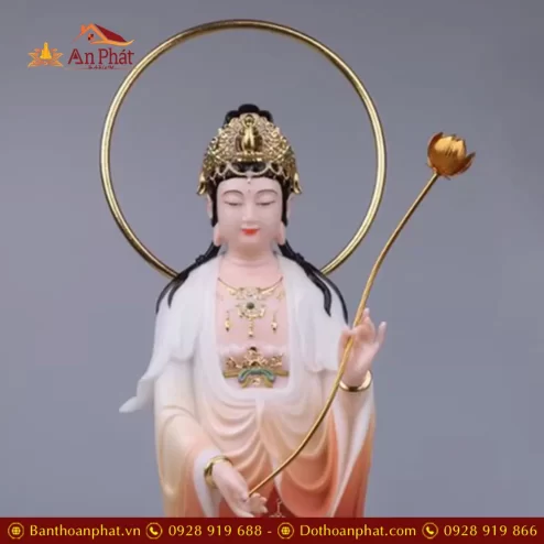 bo tuong phat tay phuong tam thanh dung bot da dai sen ma vang co hao quang t247200002