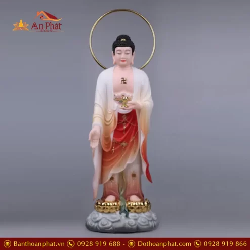 bo tuong phat tay phuong tam thanh dung bot da dai sen ma vang co hao quang t247200006