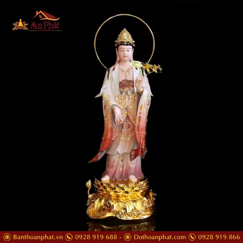 bo tuong phat tay phuong tam thanh dung dai sen bot da ve gam dat vang t245200005