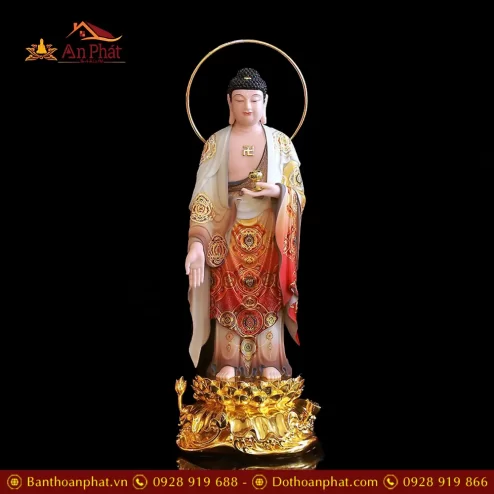 bo tuong phat tay phuong tam thanh dung dai sen bot da ve gam dat vang t245200011