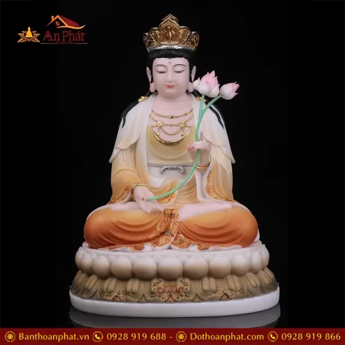 bo tuong phat tay phuong tam thanh toa dai sen ve gam hoa t247500001