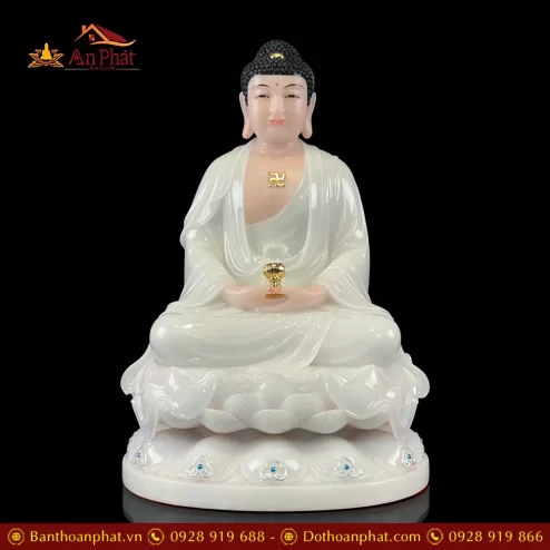 bo tuong tay phuong tam thanh bang bot da trang ngoi dai sen de to t247100003