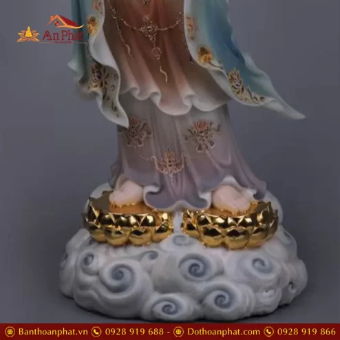 bo tuong tay phuong tam thanh bot da son mau dung dai sen ma vang co hao quang t247400004