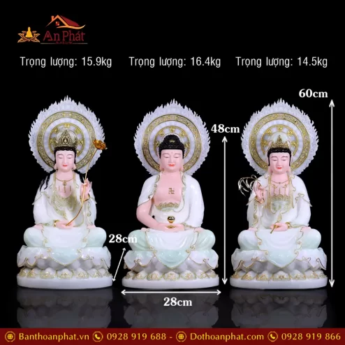 bo tuong tay phuong tam thanh bot da xanh thien thanh dang ngoi co la de t247000001