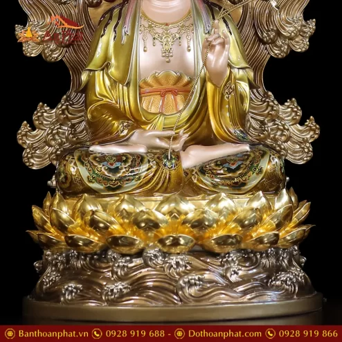 bo tuong tay phuong tam thanh ngoi co long che bang dong cao cap t245000012