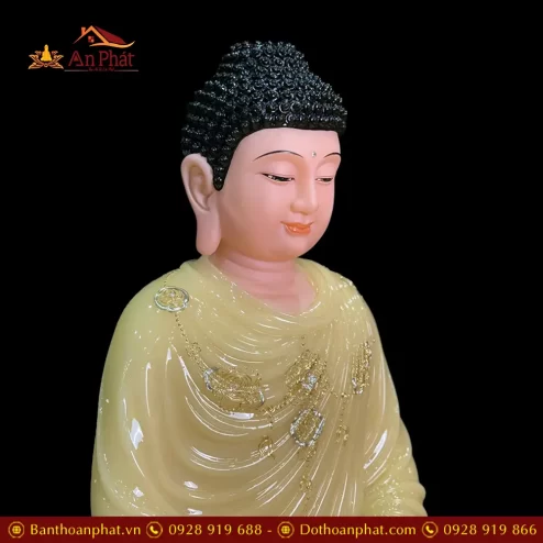 tuong bon su thich ca ngoi dai sen tinh tam bot da thach anh cao cap t261800006