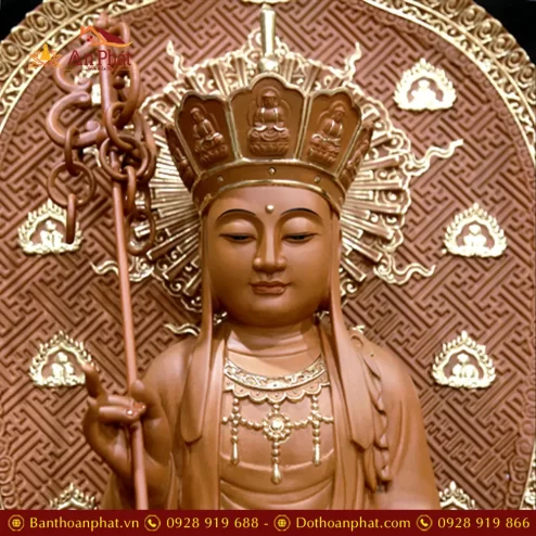 tuong dia tang vuong bo tat go long nao nhap khau ngoi dai sen co la de vien vang t266500005