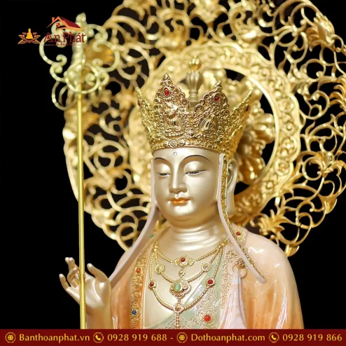 tuong dia tang vuong bo tat ngoi dai sen co la de bang dong son men do cao cap t263800004