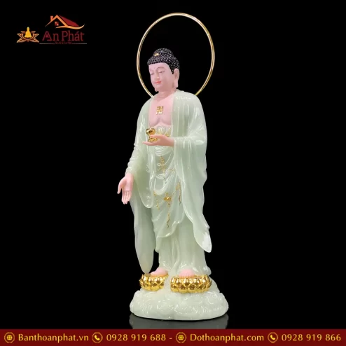 tuong phat a di da bang bot da thach ngoc vien vang dung may song lien cao cap t249700005