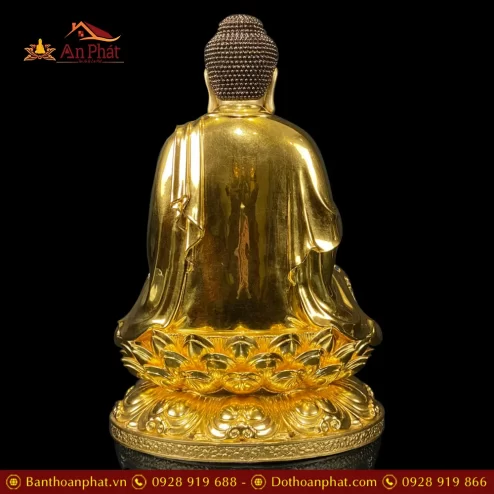 tuong phat a di da bang dong dat vang an bao ngoi de sen cao cap t254100003