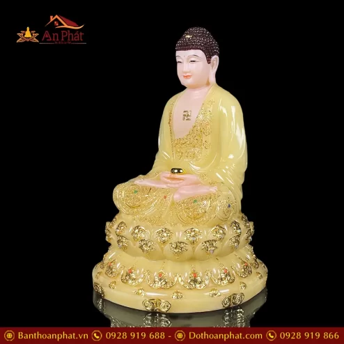 tuong phat a di da bot da thach anh dat vang ngoi dai sen t251000004