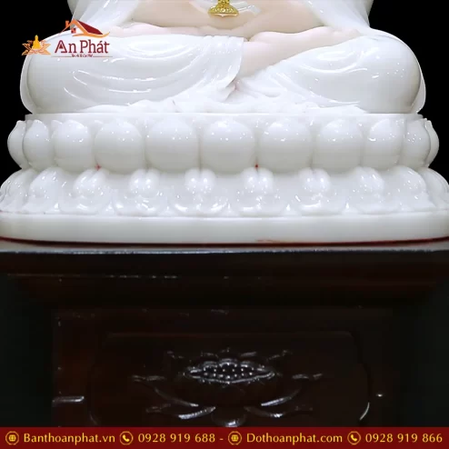 tuong phat a di da bot da trang ngoi dai sen cao cap t249300002