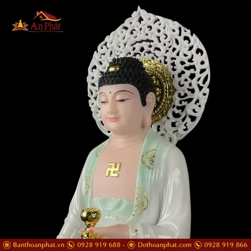 tuong phat a di da bot da xanh thien thanh dung co hao quang t251700002