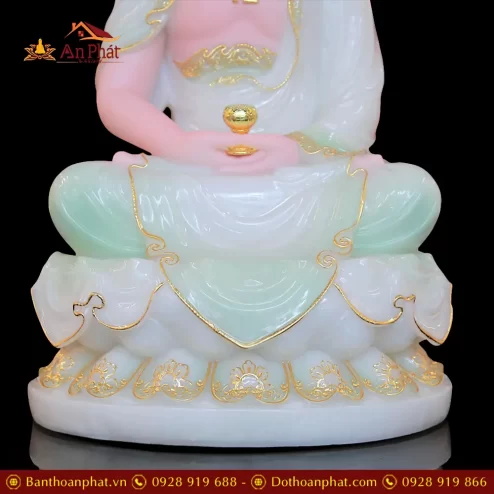 tuong phat a di da bot da xanh thien thanh ngoi dai sen co la de t248900002