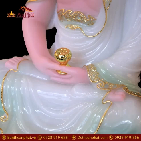 tuong phat a di da bot da xanh thien thanh ngoi dai sen co la de t248900004