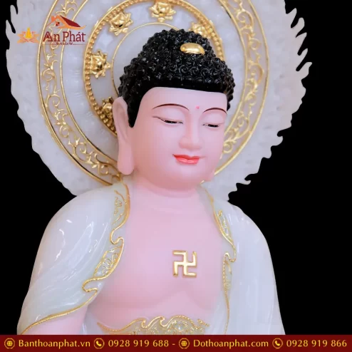 tuong phat a di da bot da xanh thien thanh ngoi dai sen co la de t248900005