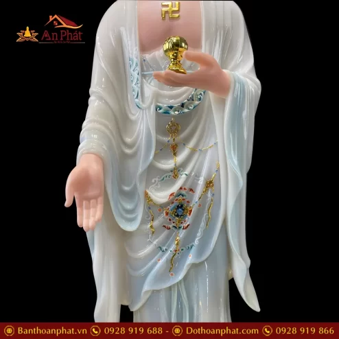 tuong phat a di da de may vien hoa dang dung bot da trang cao cap t249600003