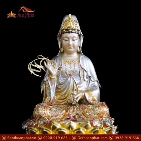 tuong phat ba quan am bang dong cao cap son men co vien vang man bao t256300004