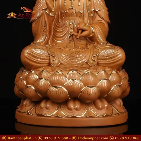 tuong phat ba quan am bo tat go cao cap vien vang mau ngoi dai sen t259800001