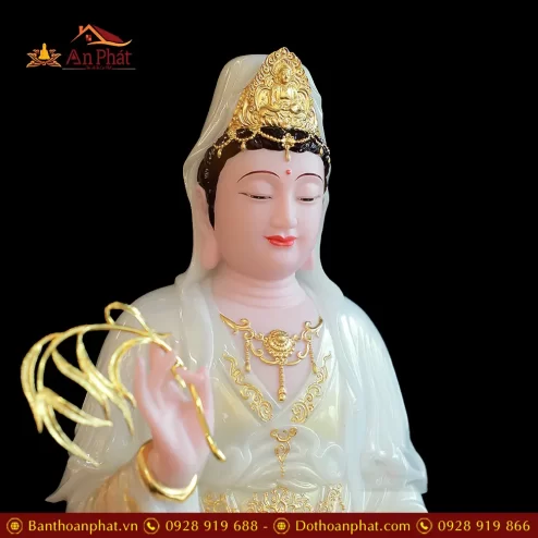 tuong phat ba quan am bo tat ngoi de co van bot da son phu quy cao cap t255000005