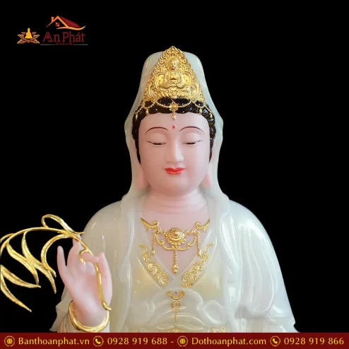 tuong phat ba quan am bo tat ngoi de co van bot da son phu quy cao cap t255000006